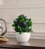 Multicolour Polyester and Plastic Artificial Plants