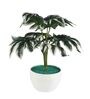 Multicolour Polyester and Plastic Artificial Plants