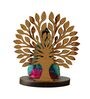Multicolour Polyester and Plastic Buddha Idol