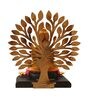 Multicolour Polyester and Plastic Buddha Idol