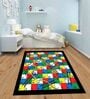 Multicolour Big Snake & Ladder Polyester 4 X 4 Feet Kids Playmat