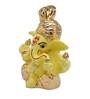 Multicolour Polyresin 2.9 Inches Mini Ganesha Idol