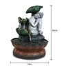 Multicolour Polyresin Buddha Statue Indoor Water Fountain