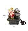 Multicolour Polyresin Ganesha Ganpati Statue Indoor Water Fountain