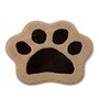 Multicolour Puppy Paw 24x21 Inches Anti Skid Shape Rug