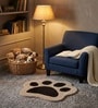 Multicolour Puppy Paw 24x21 Inches Anti Skid Shape Rug