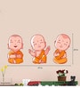 Multicolour Pvc Vinyl Cute Baby Buddha Wall Stickers