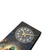 Multicolour Rectangle 24 Inches Wooden Wall Clock (Vishnu)