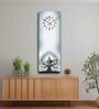 Multicolour Rectangle 24 Inches Wooden Wall Clock (Lord)