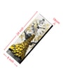 Multicolour Rectangle 24 Inches Wooden Wall Clock (Feather)