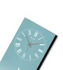 Multicolour Rectangle 24 Inches Wooden Wall Clock (Floral)