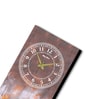Multicolour Rectangle 24 Inches Wooden Wall Clock (Peace buddha)