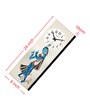 Multicolour Rectangle 24 Inches Wooden Wall Clock