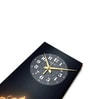 Black Rectangle 24 Inches Wooden Wall Clock (Ganpati)