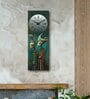 Multicolour Rectangle 24 Inches Wooden Wall Clock (Abstract)