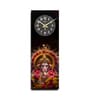 Multicolour Rectangle 24 Inches Wooden Wall Clock (Ganesha)