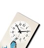Multicolour Rectangle 24 Inches Wooden Wall Clock