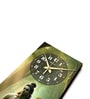 Multicolour Rectangle 24 Inches Wooden Wall Clock (Ram)