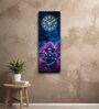 Multicolour Rectangle 24 Inches Wooden Wall Clock (Lord Ganesh)