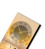 Multicolour Rectangle 24 Inches Wooden Wall Clock (Abstract)
