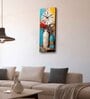 Multicolour Rectangle 24 Inches Wooden Wall Clock (Abstract)