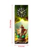 Multicolour Rectangle 24 Inches Wooden Wall Clock (Ganesha Idol)