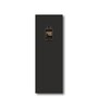 Black Rectangle 24 Inches Wooden Wall Clock (Abstract)