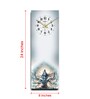 Multicolour Rectangle 24 Inches Wooden Wall Clock (Lord)