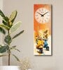 Multicolour Rectangle 24 Inches Wooden Wall Clock (Vehicle)