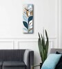 Multicolour Rectangle 24 Inches Wooden Wall Clock (Floral)