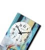 Multicolour Rectangle 24 Inches Wooden Wall Clock (Abstract)