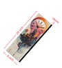 Multicolour Rectangle 24 Inches Wooden Wall Clock