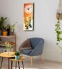 Multicolour Rectangle 24 Inches Wooden Wall Clock (Vehicle)
