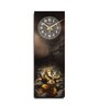 Multicolour Rectangle 24 Inches Wooden Wall Clock (Lord Ganesh)
