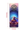 Multicolour Rectangle 24 Inches Wooden Wall Clock (Hanuman)