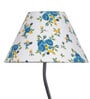 Blaise Multicolour Cottan Fabric Shade Club Floor Lamp With Iron Base