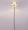 Festiva Multicolour Cottan Fabric Shade Club Floor Lamp With Iron Base