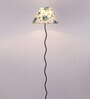 Blaise Multicolour Cottan Fabric Shade Club Floor Lamp With Iron Base