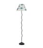 Blaise Multicolour Cottan Fabric Shade Club Floor Lamp With Iron Base