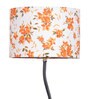 Haytham Multicolour Cottan Fabric Shade Club Floor Lamp With Iron Base