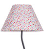 Bastian Multicolour Cottan Fabric Shade Club Floor Lamp With Iron Base