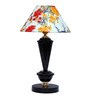 Multicolour Shade Table Lamp With Metal Base