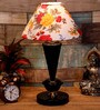 Multicolour Shade Table Lamp With Metal Base