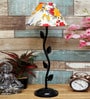 Multicolour Shade Table Lamp With Metal Base