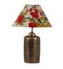 Multicolour Shade Table Lamp With Antique Base