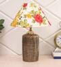 Multicolour Shade Table Lamp With Antique Base