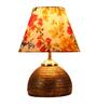 Multicolour Shade Table Lamp With Antique Terracotta Base