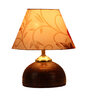 Multicolour Shade Table Lamp With Brown Terracotta Base