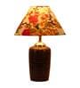 Albany Multicolour Fabric Shade Night Lamp With Teracotta Base