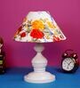 Multicolour Shade Table Lamp With Metal Base